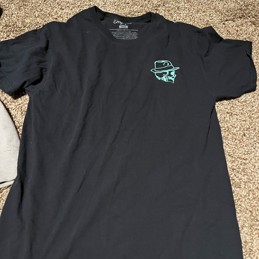 Empyre Black Tee with Green Graphic